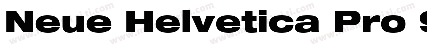 Neue Helvetica Pro 93 Extended Blac字体转换